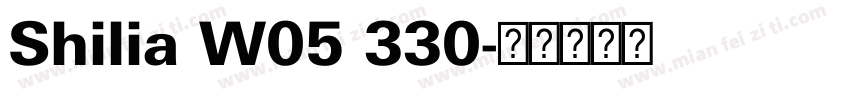 Shilia W05 330字体转换